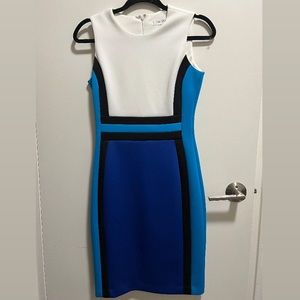 Calvin Klein Color block business dress